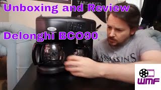 Unboxing and Review Delonghi Cafe Otello BCO90 [upl. by Eojyllib]