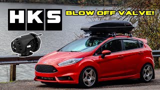 Ford Fiesta ST sounds INSANE with HKS Blow Off Valve [upl. by Santana]