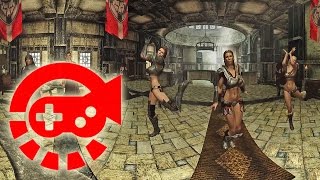 360° Video  Even Even Even Dance in Blue Palace Skyrim [upl. by Nnaihs]