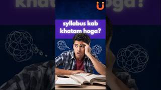 Kab Khatam Hoga Syllabus Hamara  JEE Memes  UnchaAi Mentorship jee2025 [upl. by Annaoy]