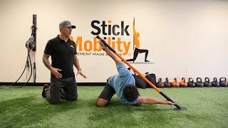 Stick Mobility  Back Exercise  1 Short Slider [upl. by Airlia860]