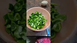 simla mirchi recipe food plz subscribe my youtube channel thank you 🙏 [upl. by Jeaz]