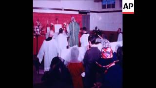 SYND 14 11 76 ARCHBISHOP LEFEBVRE CELEBRATES TRIDENTINE MASS [upl. by Ninaj]