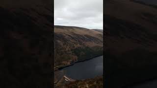 The view on The Spinc trail Glendalough Wicklow ireland beautiful nature hiking [upl. by Vacla]