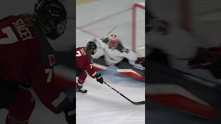 She stretches to make an INCREDIBLE shootout save hockey ottawacharge pwhl [upl. by Olympia]