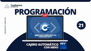 21 Cajero automático virtual en C  SWITCH Ejercicio Práctico 3 🚀 [upl. by Veradi46]