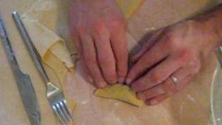 How To Make Ravioli Pansotti Pasta Shapes [upl. by Petersen]