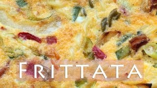 Pasta Frittata al Forno Recipe  Italian Baked Egg Dish  Egg Casserole 프리타타 만들기 [upl. by Nneb676]