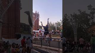 Calisthenics public reaction 🌍 calisthenics shorts youtubeshorts trending viralshort [upl. by Saoj]