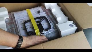 Denon AVRX250BT unboxing  51 channel AV receiver [upl. by Hannover578]