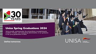 2024 Unisa Spring Graduation  15 October 2024  1700 PM Ceremony [upl. by Park]