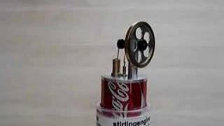 Coke can Stirling Engine [upl. by Heisel]