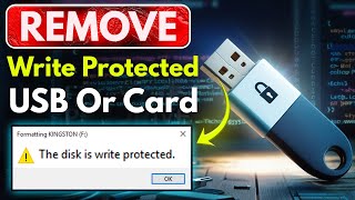 The Easy Way to Remove Write Protection From Any Device [upl. by Llevra]