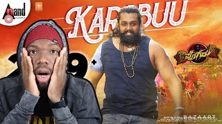 Pogaru  Karabuu Video Song  Dhruva Sarja  Rashmika Nanda Kishore Chandan Shetty REACTION [upl. by Atikim426]