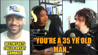 Candace Owens Calls Destiny Out For Being A 35 Yr Old Goofball [upl. by Von]