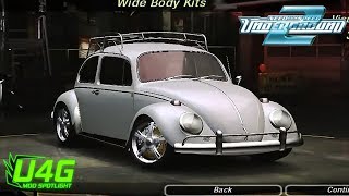 Volkswagen Beetle 1963 Need For Speed Underground 2 Mod Spotlight U4G [upl. by Dranel]