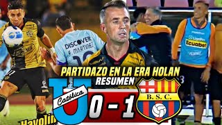 A LO BARCELONA HOLAN ILUSIONA a la HINCHADA U CATÓLICA 01 BARCELONA SC RESUMEN PARTIDAZO BSC [upl. by Maxia]