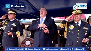 Bernardo Arévalo participa en la ceremonia de Ascensos al grado de General de Oficiales del Ejército [upl. by Akeryt599]