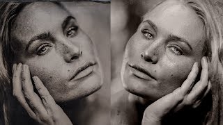 Wet Plate Photography VS Digital Collodion Photoshop [upl. by Ahsiryt947]