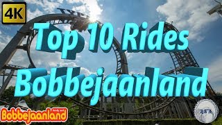 Top 10 Rides Bobbejaanland 4K [upl. by Latea]