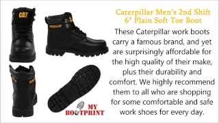 Caterpillar Men’s 2nd Shift 6″ Plain Soft Toe Boot [upl. by Brendin475]