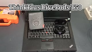 ThinkPlus LivePods T50 Review n Unboxing 2023 [upl. by Donelle]