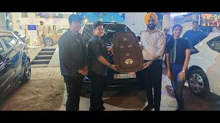 TakingFIRST Delivery of New Tata safari facelift 2023   TATA SAFARI DARK EDITION 2023 FACELIFT [upl. by Yrram]