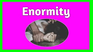 Enormity meaning in hindi  enormity antonyms  dailyvocab thehindu KNOWTHEWORD [upl. by Ailel]