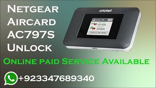 How to Unlock Netgear Aircard AC797s ll All Netgear models Unlockingll 100  Working [upl. by Keynes502]