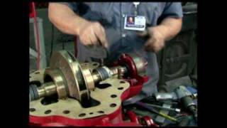 Horizontal Split Case Pump Assembly Video by Peerless Pump [upl. by Ydnes153]