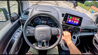 2019 Citroen Berlingo 15 BLUEHDI 75 hp 0100 POV Test Drive 2129 Joe Black [upl. by Ecnerwaled458]