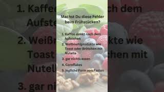 Machst du diese Fehler beim Frühstücken [upl. by Avril]