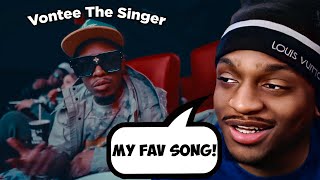 iAmGaza Reacts to Vontee The Singer  FOR US Official Video [upl. by Anolla]