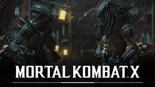 Mortal Kombat X  Alien VS Predator [upl. by Osric]