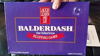 Vintage Balderdash Game from 1984 Complete VGC [upl. by Murdocca302]