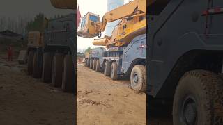 XCMG XCA3000 Mobile Crane fixing Boom part 1 Heavy lifting Equipments shorts viral [upl. by Ozzy]