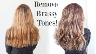 How to Remove Brassy Tones  Color Correction [upl. by Alyakcm]