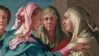 Storia dellArte Pontormo  La Visitazione [upl. by Alimat]