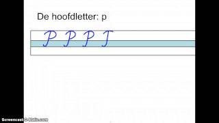 De hoofdletter p [upl. by Fleurette]