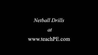 Netball Drill  Shooting Technique  Stepping Forward [upl. by Ecad317]