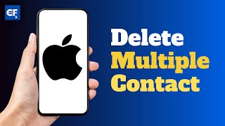 How to Delete Multiple or All Contacts on Iphone [upl. by Ely]