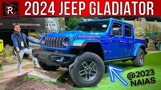 The 2024 Jeep Gladiator Adopts All The Tech And Features From The Wrangler [upl. by Sielen]