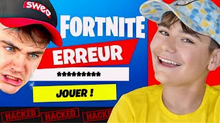 JE VOLE LE COMPTE FORTNITE DE NÉO  il rage [upl. by Ahsilak]