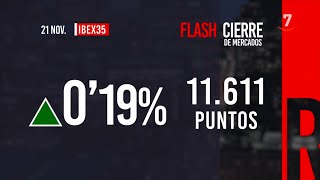 Flash cierre de mercados 21112024 [upl. by Mariana683]