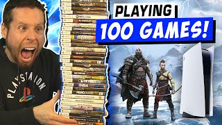 I played 100 PLAYSTATION 5 games in one video [upl. by Connolly]