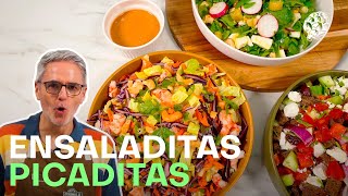 Tres ensaladas que también sirven para rellenar bocadillos tacos o pitas  EL COMIDISTA [upl. by Tillinger84]