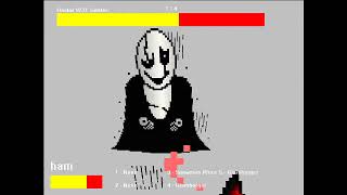 3D WD Gaster Fight Undertale fangame Yet another bad time simulator [upl. by Ettegroeg]