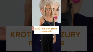 🎉🌸 Krótkie fryzury na wesele katarzynajarzebska fryzjermlawa hair fryzury krotkiewlosy slub [upl. by Nabroc]