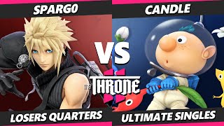 The Throne 2 TOP 8  Spargo Cloud Vs Candle Olimar Smash Ultimate  SSBU [upl. by O'Neil]