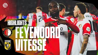 Four different goal scorers 🔢  Highlights Feyenoord  Vitesse  Eredivisie 20232024 [upl. by Nimoynib609]